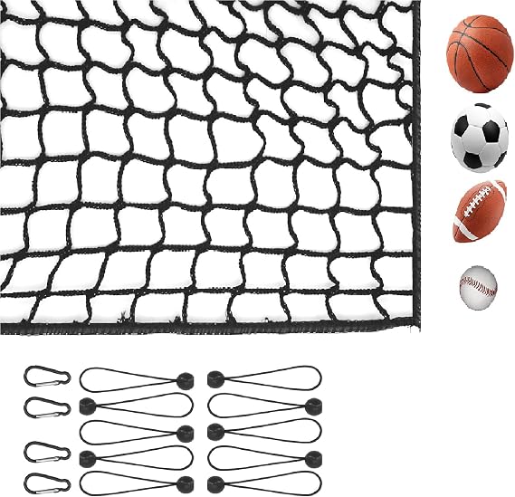Golf Hitting Practice Net, Heavy Duty Golf Ball Hitting Net, Golf Chipping Net, Indoor Outdoor Portable Barrier Baseball Football Backstop Net, Golf Driving Net for Backyard, Garden, 10ft x10ft