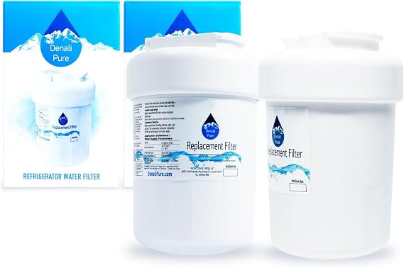 2-Pack Replacement for General Electric GSHS6HGDBCSS Refrigerator Water Filter - Compatible with General Electric MWF, MWFP Fridge Water Filter Cartridge