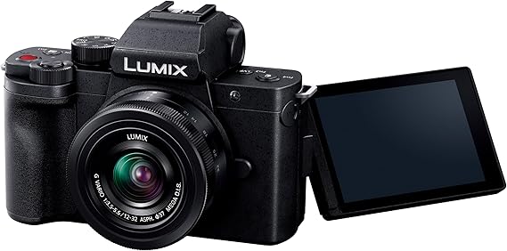 Panasonic Compact and Lightweight Mirrorless Camera Lumix Standard Zoom Lens Kit, Black, DC-G100DK-K