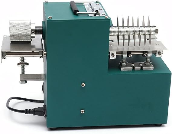 Leather Strap Cutting Machine, 110V 40W Electric Slitting Machine Leather Slitter Paring Tool 1400RPM Speed Adjustment for Cutting Bags, Shoes, PVC, Artwork, Paper