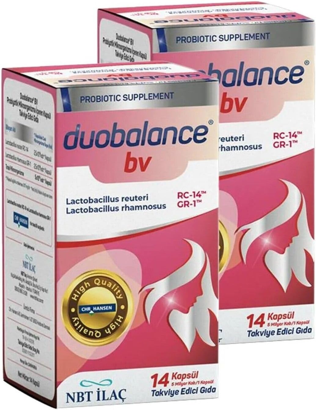 Nbt Pharmaceutical Duobalance Bv Probiotic 14 Capsules 2 Pieces Miad:072026 P10215