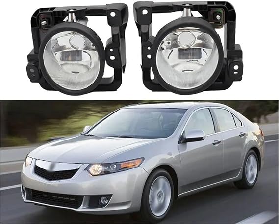 Fog Lights Compatible For HONDA ACCORD EURO CU1 CU2 2009-2012 Headlight Fog Light Compatible For Acura TSX Fog Lamp Cover Grill Bezel For Spirior(1 pair)