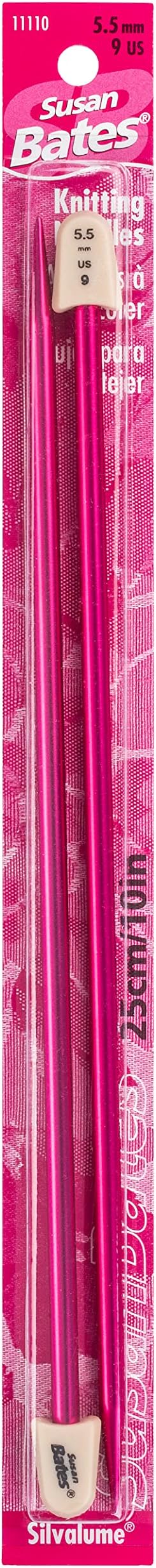 Silvalume Single Point Knitting Needles