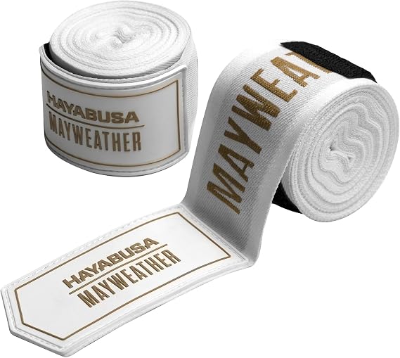 Hayabusa Mayweather Deluxe Hand Wraps for Men and Women, 180 inches