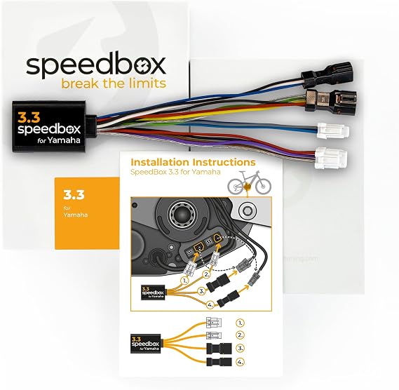 SpeedBox 3.3 Compatible with Yamaha Motors PW-X3, PW-S2, YDX-Moro/E-bike Tuning Chip