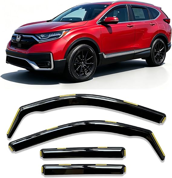 in-Channel Window Visor for 2017-2022 Honda CRV CR-V Rain Guards