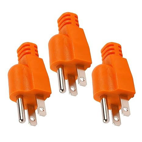 3 Pack Neutral Ground Bonding Plug, Portable Inverter Generator Surge Protector Plug with Good Conductivity for RV Floating Neutral Generators,Open