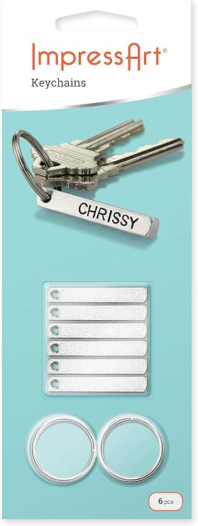 ImpressArt Keychain Metal Stamping Blanks Kit