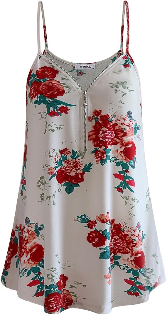 Womens Cute V Neck Sleeveless Tank Tops