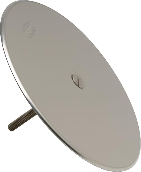 Zurn CO2530-SS7, 7 Inch Round Stainless Steel Access Cover with Securing Screw
