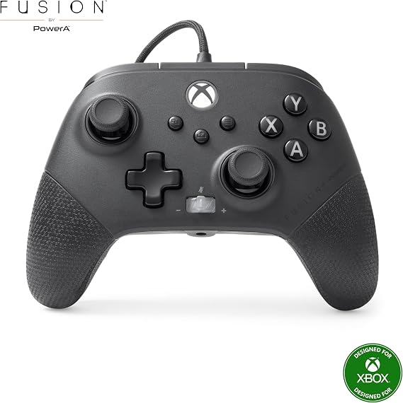 PowerA FUSION Pro 4 Wired Controller for Xbox Series X|S, adjustable height thumbsticks, hall effect thumbsticks, mappable buttons, officially licensed, works with Xbox One and Windows 10/11