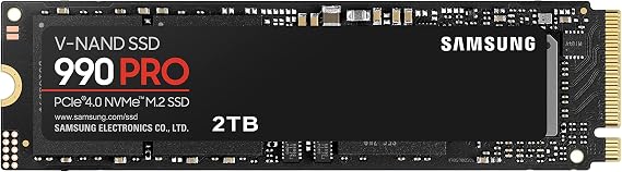 Samsung 990 PRO PCIe 4.0 M.2, 2 TB SSD, 7.450 MB/sn Okuma, 6.900 MB/sn Yazma , ‎ MZ-V9P2T0BW