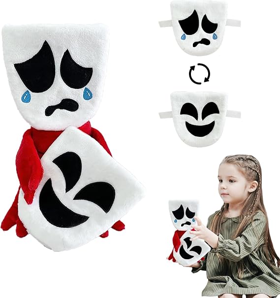 Maid Jax Plush Cute Stuffed Figure Plushie Toy Suit Pomni Plush Doll for Fans (Gangle)