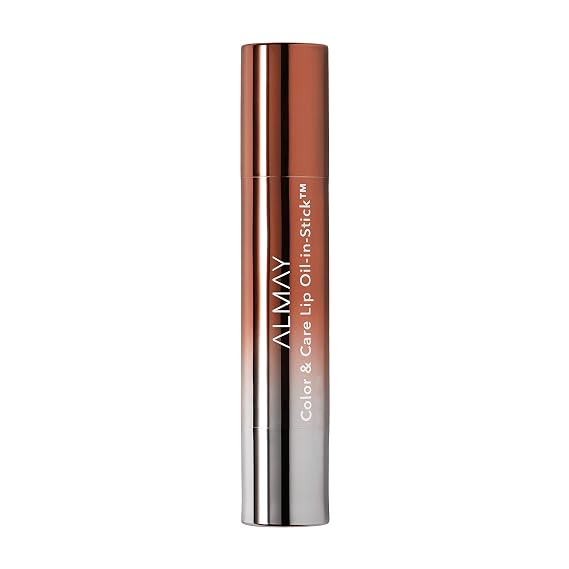 Almay Color & Care Lip Oil in Stick, 100 Dulce De Leche, 0.09 oz | Lightweight, non-sticky lip oil delivers a sheer wash of color and leaves lips feeling healthier, moisturized, and nourished.