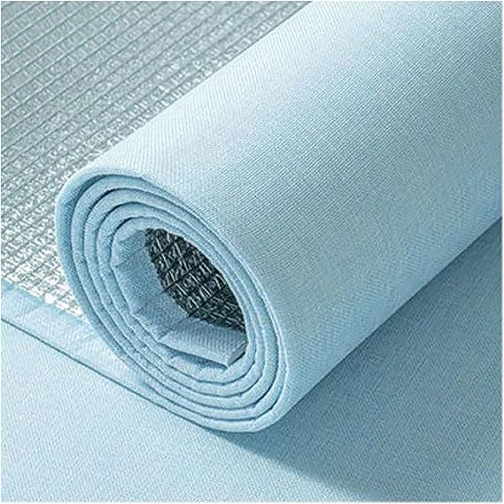 Wallpaper Grasscloth Peel and Stick Wallpaper Contact Paper for Walls,Wall Covering Panels Foam,Self Adhesive Decorative Wall Panel Waterproof Living Room Bedroom Wall Decoration ( Color : Light blue