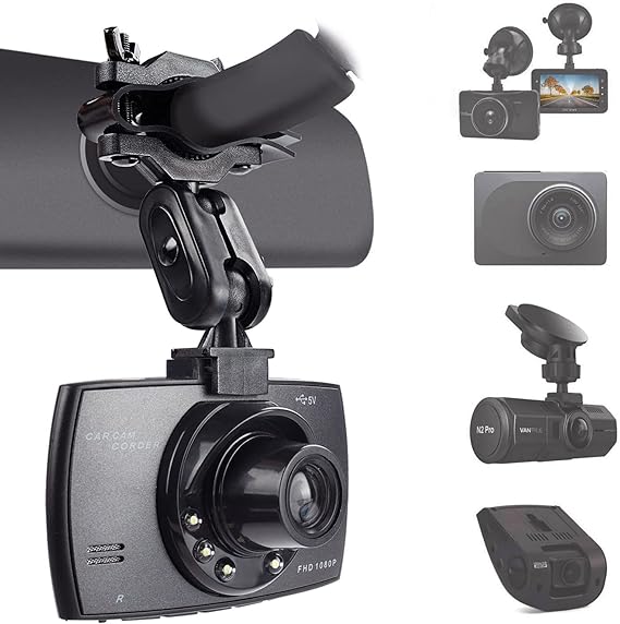 Sportway S60 Dash Cam Mirror Mount with 10pcs Joints Kit for Rove APEMAN CHORTAU Roav Nexar iiwey YI Z-Edge Old Shark Rexing KDLINKS Falcon Zero Transcend Crosstour VANTRUE... Most Car Dash Camera