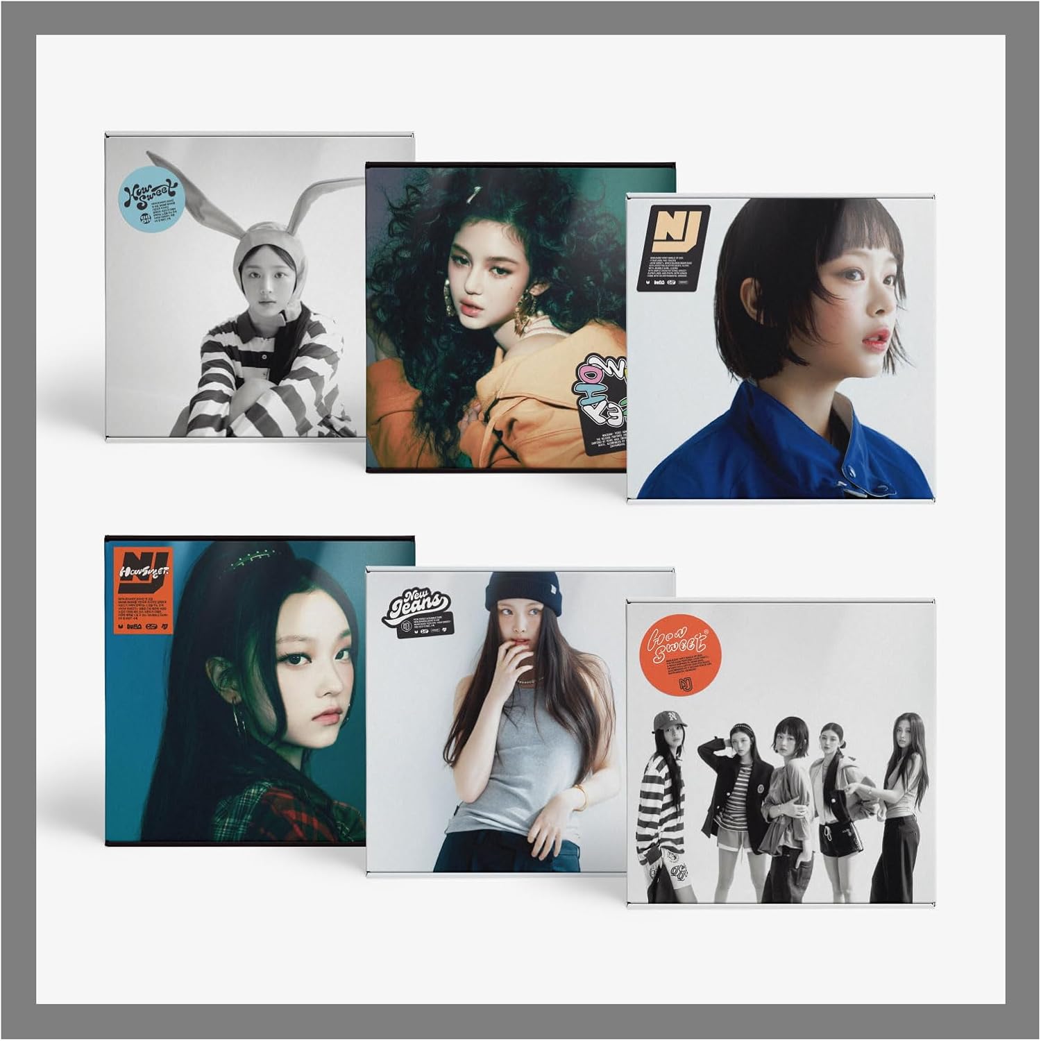 NewJeans How Sweet Double Single Album with Tracking Sealed NJS New Jeans Standard HAERIN Version