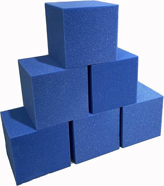 Foamma Blue Foam Pit Cubes/Blocks 9 x 9 x 9 10 Pack for Gymnastics, Freerunning and Parkour Courses, Skateboard Parks, BMX, Trampoline Arenas
