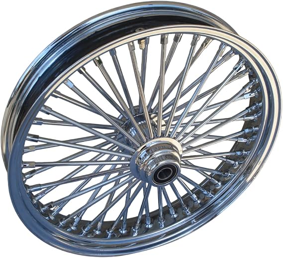 21x3.5" Single Disc 48 Fat King Spoke Front Wheel Harley Touring, Fxst 2000-07