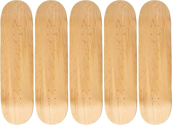 TGM Skateboards 5 Better Made Blanks Skateboard Decks 8 in Deck Natural