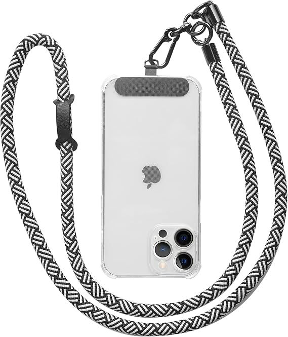 Cell Phone Lanyard,Nylon Crossbody Strap Lanyard Outdoor Climbing Rope Neck Key ID Card Holder
