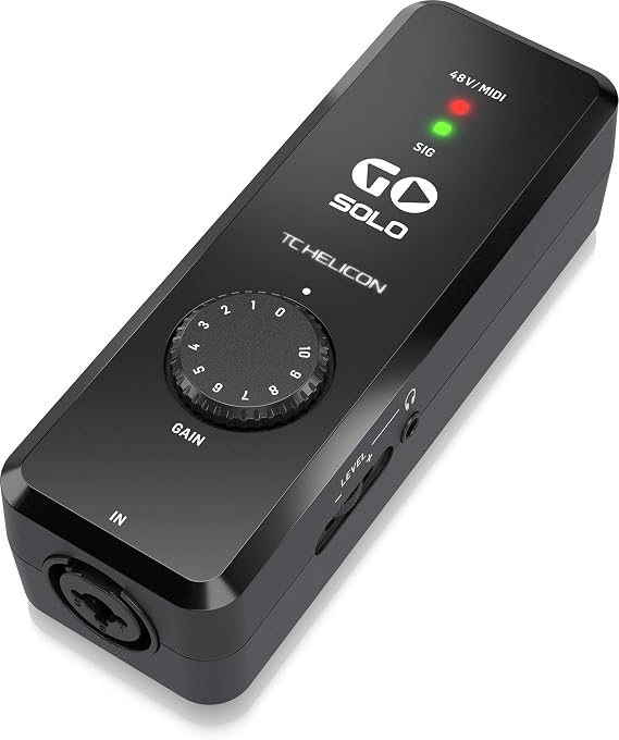 TC HELICON Mobile Audio/MIDI Interface GO SOLO