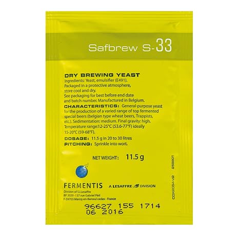 Fermentis SafBrew S-33 by Fermentis