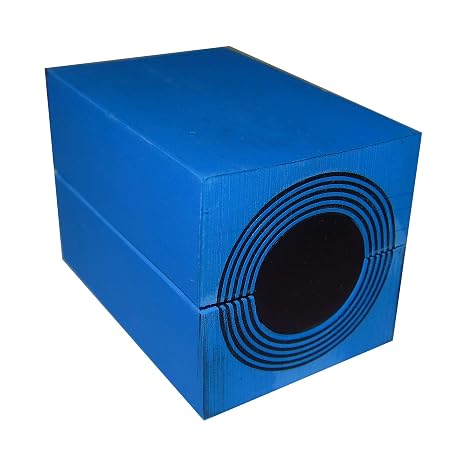 ROXTEC RM00100401000 (H) 40 X (W) 40 X (D) 60 MM, for (1) 21.5 to 34.5 MM Diameter Cable/Pipe, MULTIDIAMETER Sealing Module, RM, W/CORE
