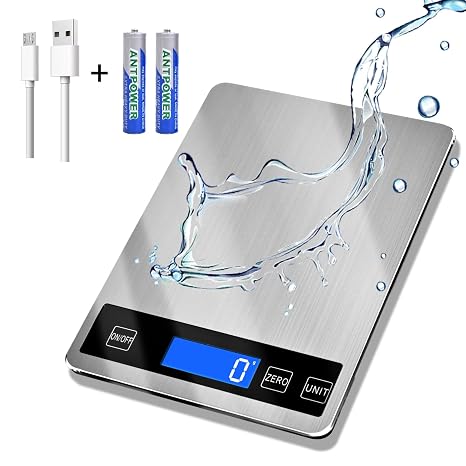 33lb Food Scale, Digital Kitchen Scale for Cooking Baking