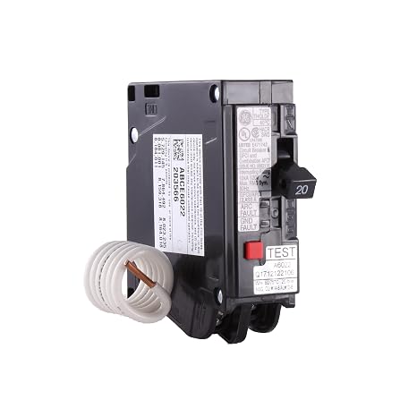 ABB Q-Line THQL1120DF 20 Amp 1-Pole Dual Function Circuit Breaker 20 Amp Single Pole 120 VAC AFCI/GFCI Breaker Dual Function Ground Fault Circuit Interrupter Plug-in Mount Type