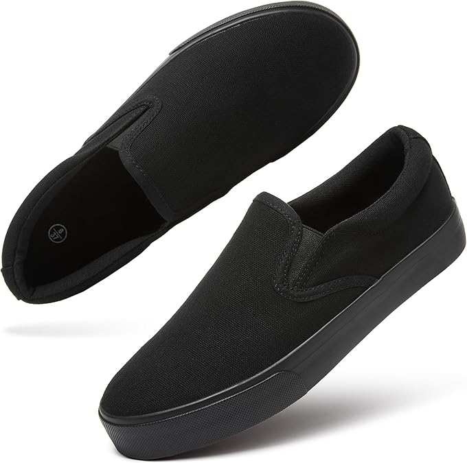 Women's Canvas Slip On Sneakers Non Slip Loafers