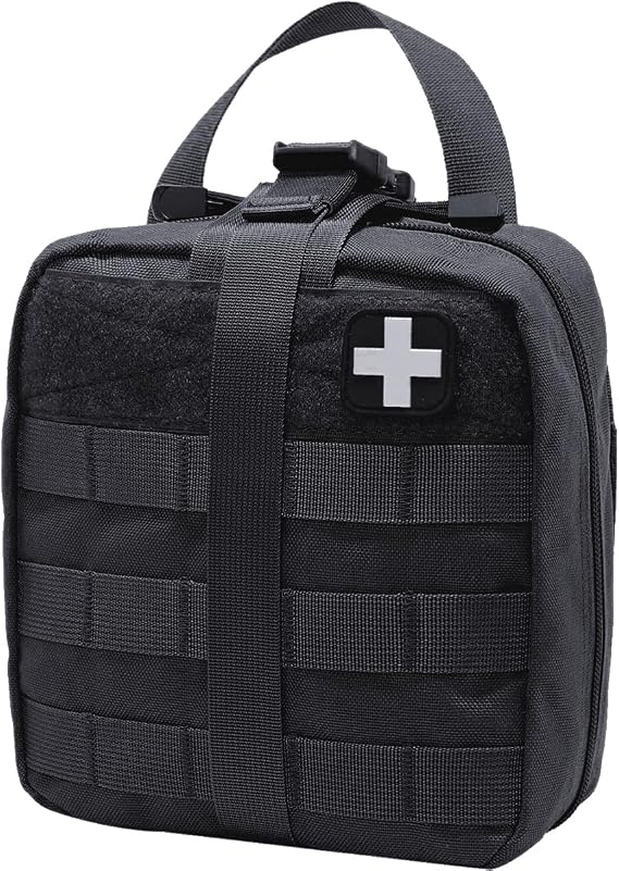 First Aid Kit Med Medical - Kit Rip-Off 180 pcs Water-Resistant Emergency Kit for Camping Hiking Home Outdoor Truck Vehicle Car Fishing Travel Biking