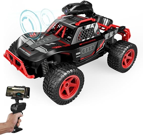 Oyuncak Wifi Kameralı 2.4ghz Uzaktan Kumandalı 1:16 Drift Atan 4x2 Offroad Rock Crawler Araba