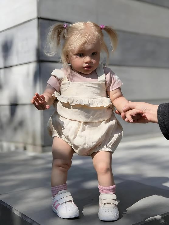 Anano Chubby Reborn Baby Boy Lifelike Veins 24 Inch Realistic Reborn Toddler Dolls Big Size Real Life Newborn Baby Dolls That Look Real Bebe Realistic Babies with Pacifier