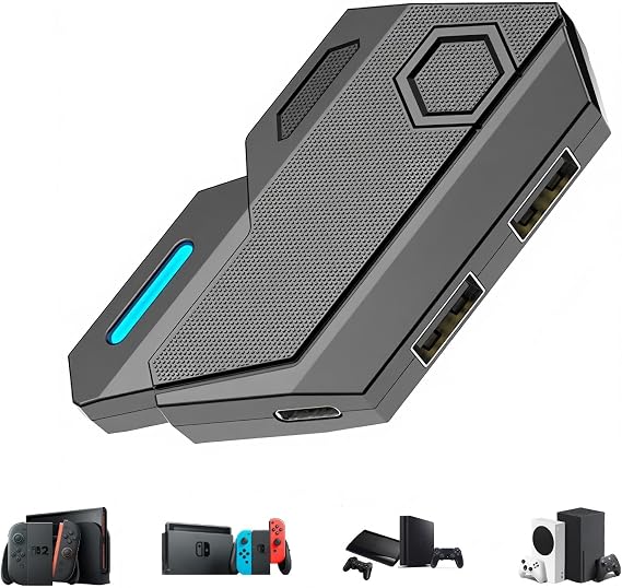 Keyboard and Mouse Adapter Compatible with Nintendo Switch/PS4 | Compatible with Nintendo Switch, Compatible with PS4/PS3/Xbox One/360