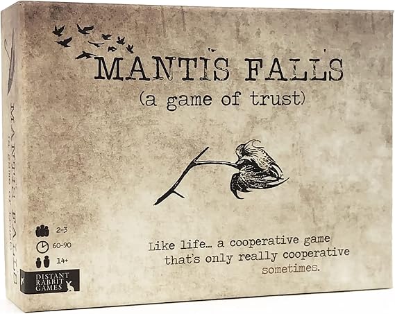 Mantis Falls Board Game, Deep Strategy Hidden Traitor Game for 23 Players