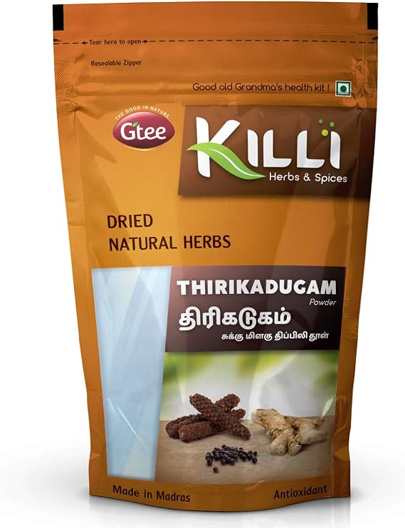 KILLI Thirikadugam | Trikatu | Thirukaduga Powder, 100g