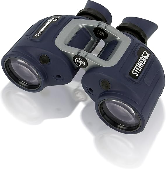 STEINER marine binoculars Commander 7x50 (NEW) - German quality optics, crystal clear images, 140m field of view, the new leader on all oceans