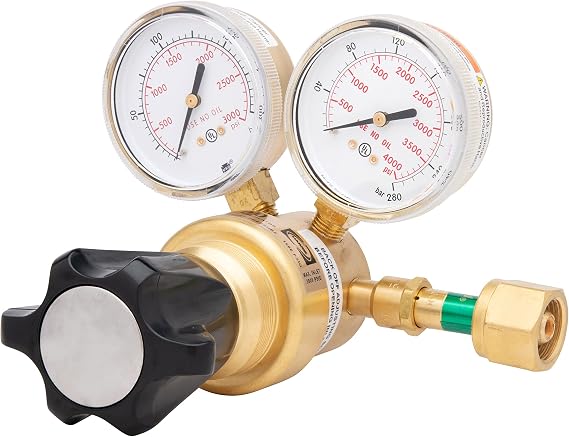Harris Model 8700-1500-540 Oxygen Ultra High Delivery Pressure Regulator - 3200306