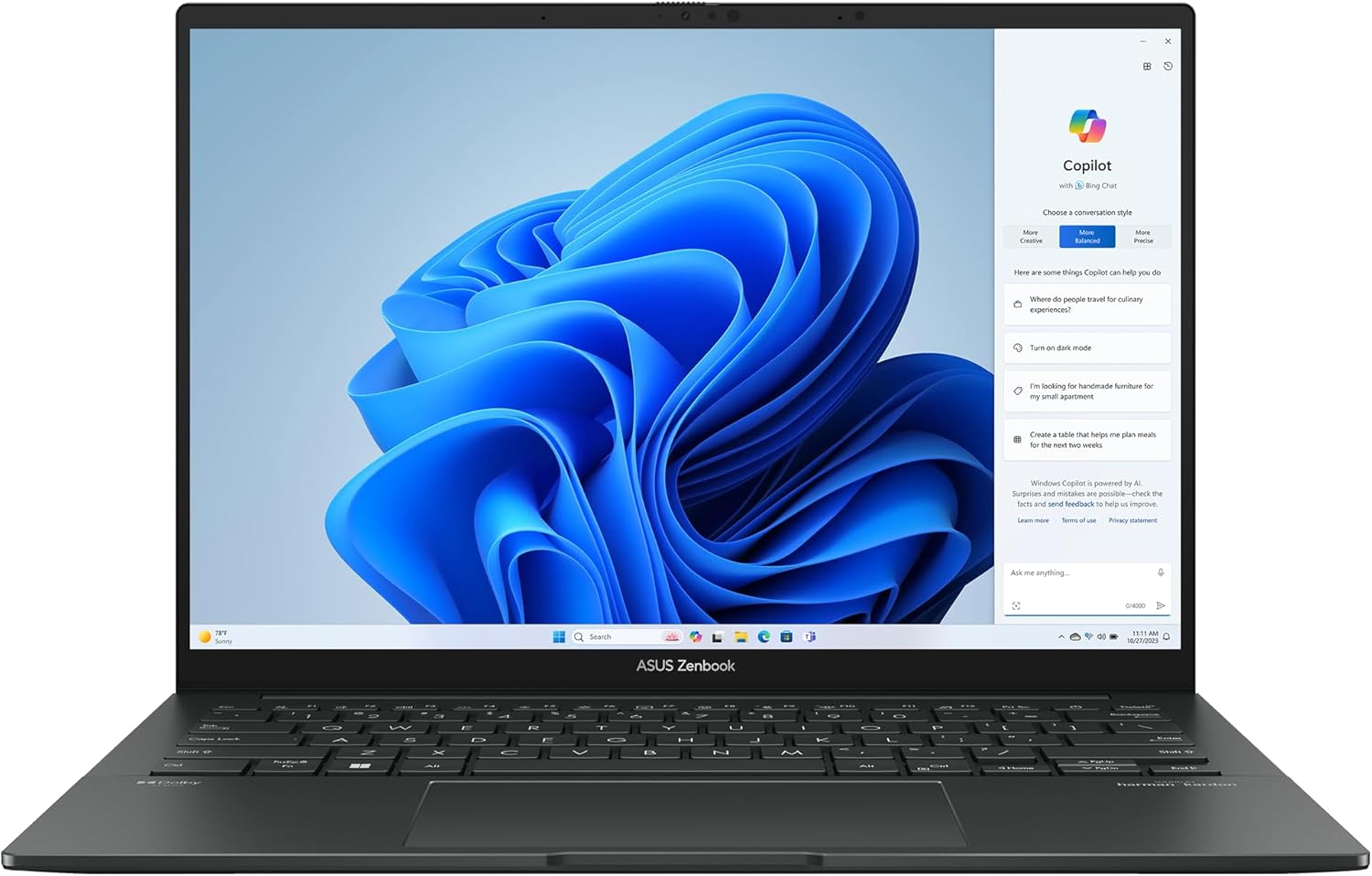 ASUS Zenbook 14 OLED Laptop 2024, 14 WUXGA Touchscreen, Intel Ultra 5 125H 14-Core, Intel Graphics, 8GB LPDDR5 512GB SSD, Backlit Keyboard, Thunderbolt 4, Wi-Fi 6E, Win11 Home, COU 32GB USB