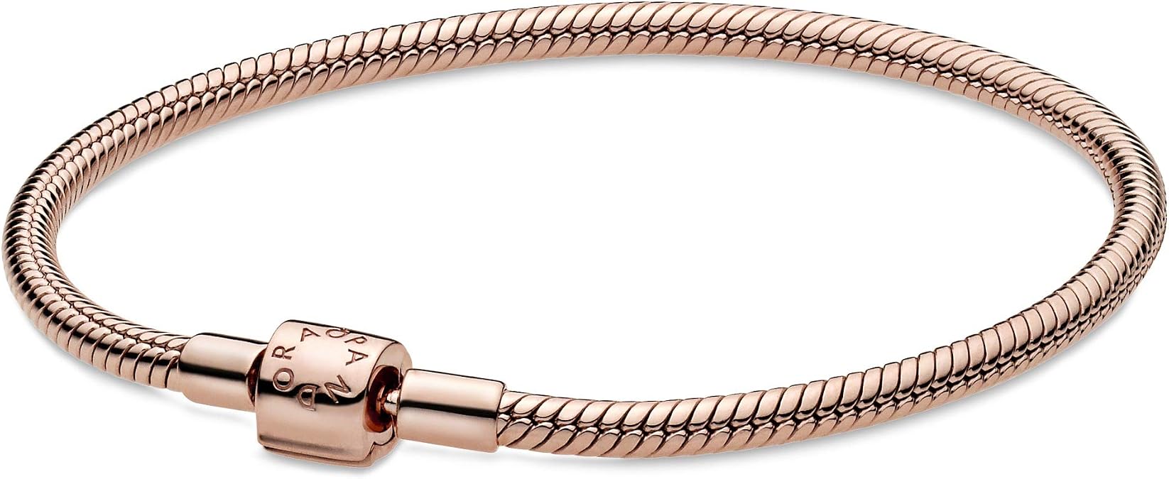 PANDORA Moments Barrel Clasp Snake Bracelet