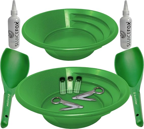 Sluice Fox Gold Panning Kit with Classifiers & Accessories