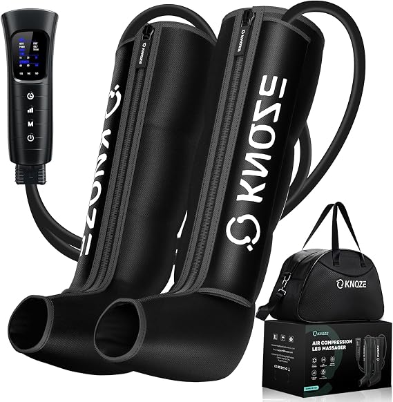 Air Compression Leg Massager FE-7204B for Temporary Relief of Muscle Aches