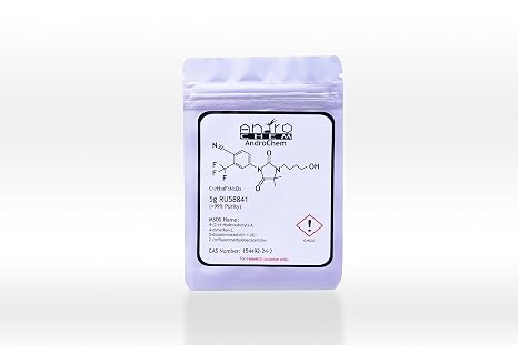 RU58841 | Raw Active Powder | 5 Grams | Plus 99 Percent Purity