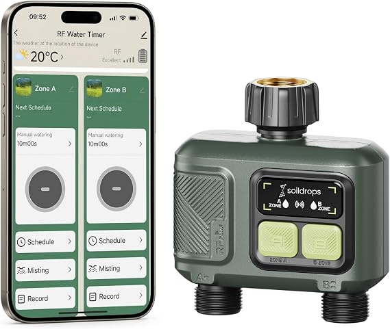 WiFi Water Timer Smart Irrigation Controller with Gateway