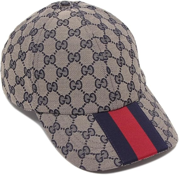 Gucci Original GG Baseball Cap Gray Men's 789016 4HBA8 4084 ORIGINAL GG BASEBALL CAP BEIGE BLUE, BEIGE BLUE, L
