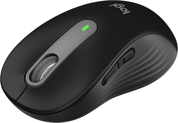 Logitech Signature M650 Wireless Mouse Small to Medium Sized Hands - Black