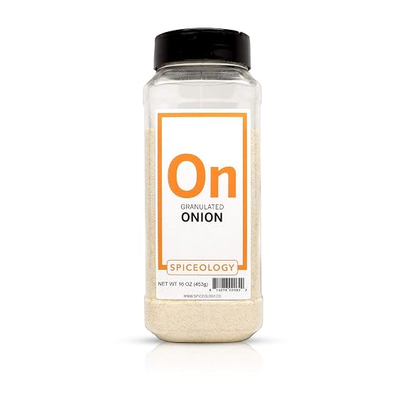 Spiceology - Granulated Onion - Onion Granules - 16 ounces
