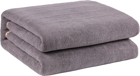 Electric Blanket, Electric Heated Throw Blanket for Sofa, Luxurious Electric Underblanket Heated Throw Blanket Large Soft Fleece Heated Blanket Throw