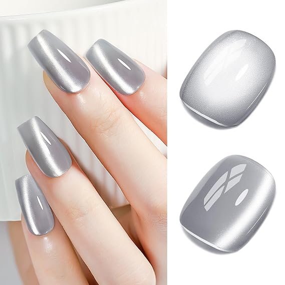 Cat Eye Gel Nail Polish 10ml Moonlight Magnetic Nail Polish Glass Cateye Gel Polish with Magnetic Stick Soak Off UV LED Nail Lamp Nail Art Manicure Salon Home DIY